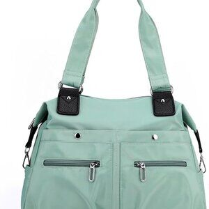 Waterproof Tote Bag Nylon Large Capacity Unisex Lightweight Travel